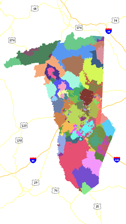 Greenville Maps
