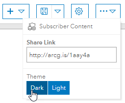Dark theme button Dark theme button